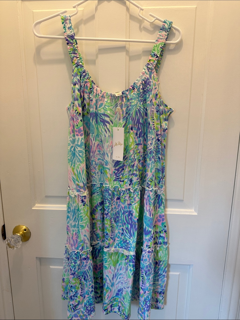 Lilly Pulitzer Loro Dress in Shell of a Party, NWT, size M